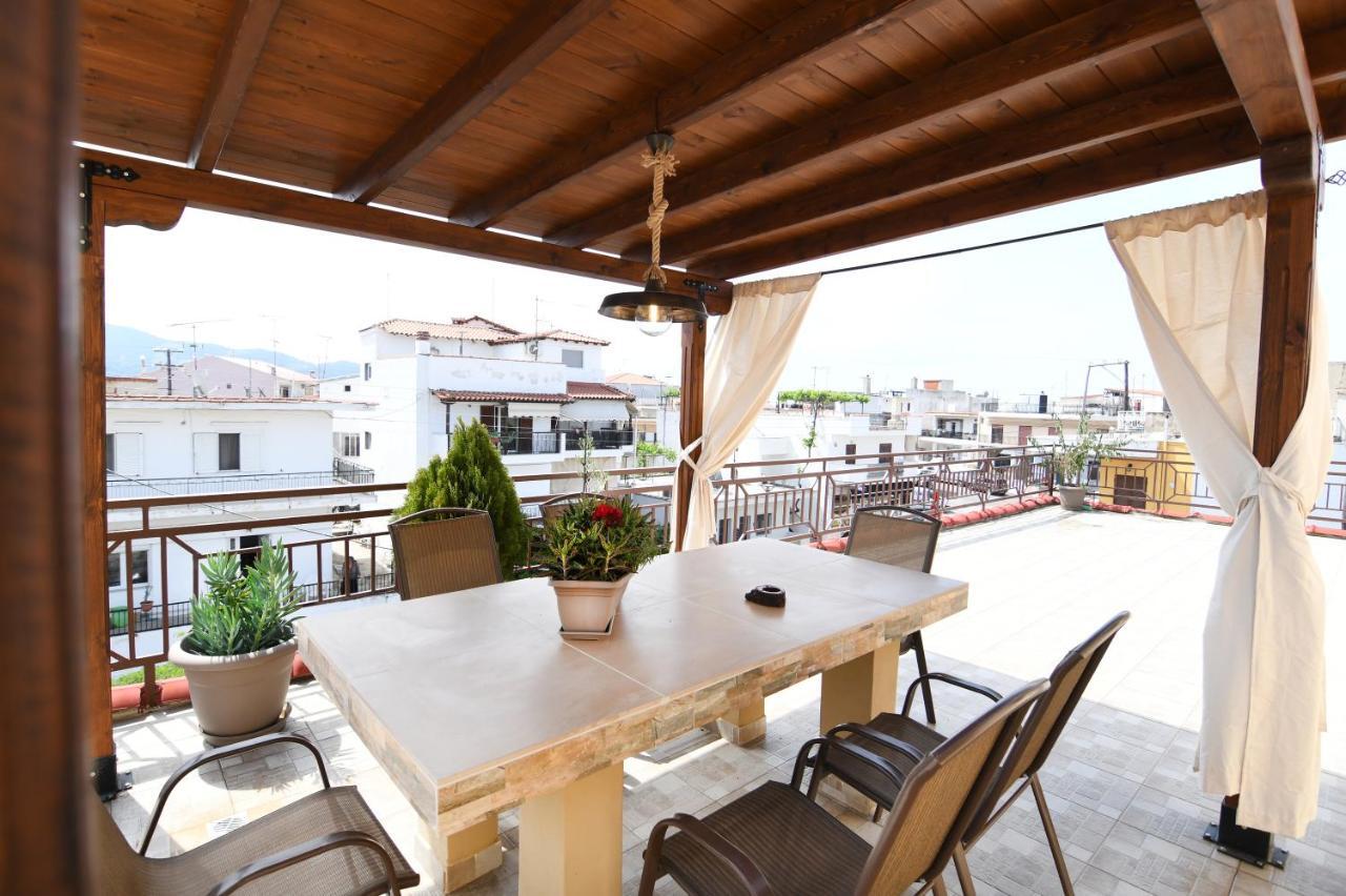 Theasis Luxury Panoramic Penthouse Leilighet Neos Marmaras Eksteriør bilde